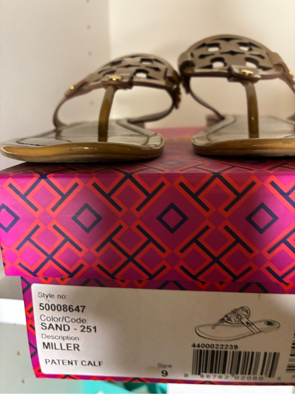 Tory Burch Tan Miller Thong Sandals - Women's - Picture 3 of 6